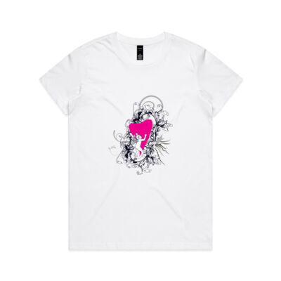 Heart Range - Womens Maple Tee Thumbnail