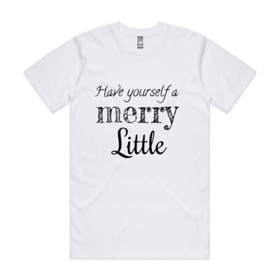 Mens little Christmas TEE - Mens Classic Tee Thumbnail